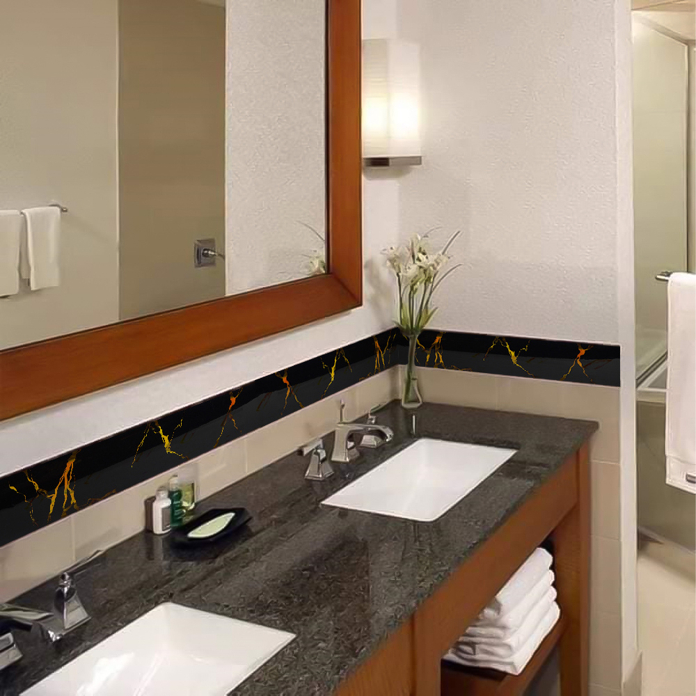 بكرة لاصق ديكور ارضيات وحوائط ضد الماء - الصورة 2