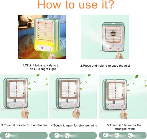 تكييف ومروحة بالمياة 3 في 1 - الصورة 3